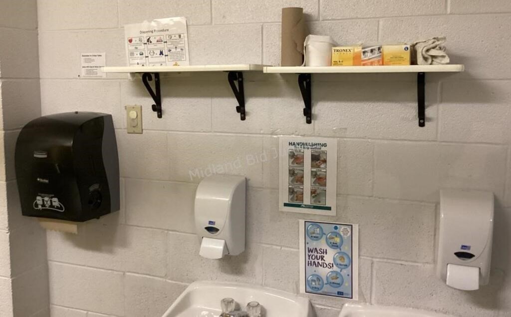 Soap & Towel Dispensers, Wall Brackets