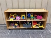 Rolling Wood Storage Cubby