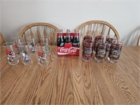 Coca-Cola Collectible Glassware & Unopened