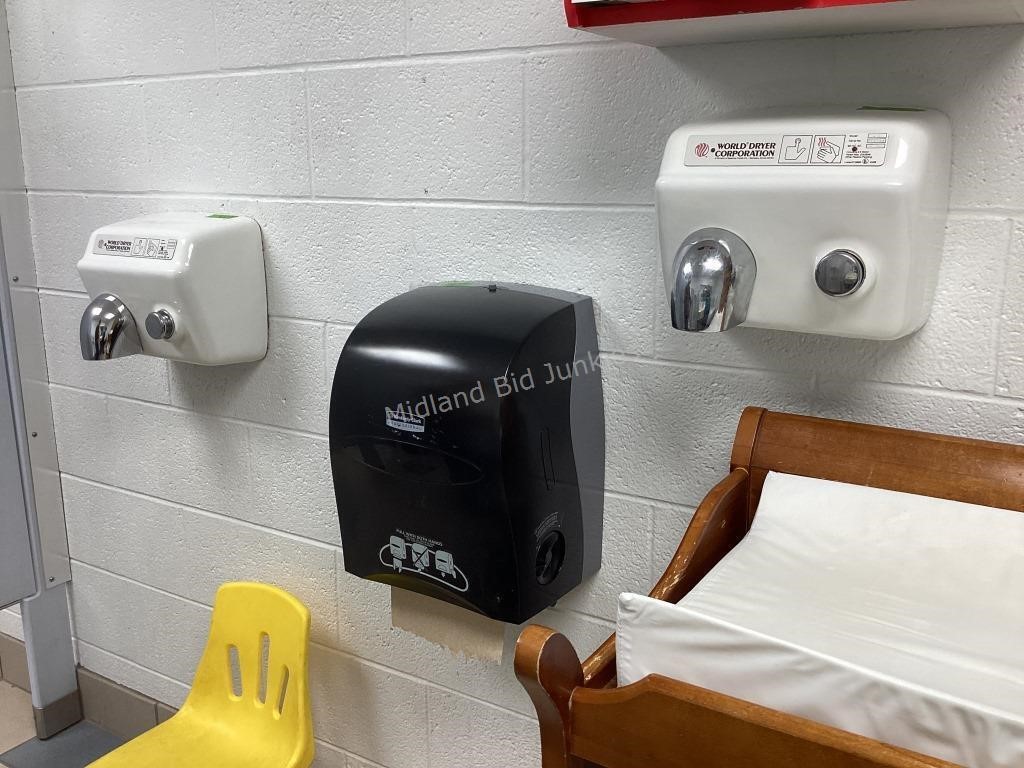 Towel Dispensers & World Hand Dryers