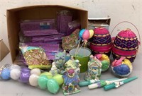 Easter Decor; Tissue Paper, Eggs & More