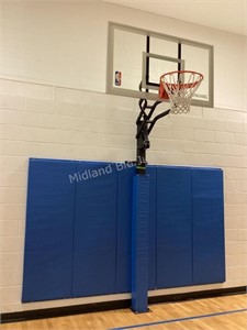 Basketball Hoop, Backboard, Post & Mats
