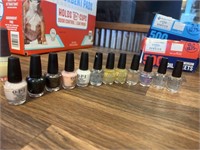 12 Assorted OPI mini Finger Polishes and More