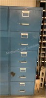 Steelcase 4 Drawer File Cabinet & Misc. Contents