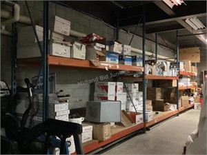 Wall of Pallet Shelving