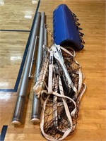 Volleyball Post System #3, Net & Bison Post Mats