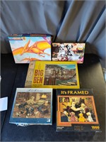 Lot of Puzzles, 1 unopened
