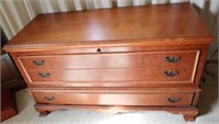 Cavalier Cedar Chest w/Contents & Glass Top