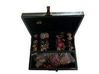 Jewelry Box w/Costume Jewelry