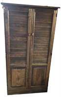 Vntg Wooden Wardrobe Cabinet