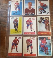 9- Montreal Canadians Retro Cards