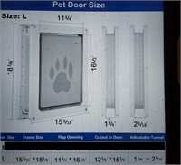 Lg Weatherproof Dog Door