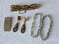 jewelry lot toledo bracelet damascene& earrings
