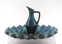 Blue Mountain Tray and Ewer