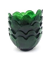 Anchor Hocking Emerald Green Glass Bowls
