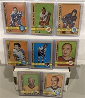 8- 1972/73 Hockey cards