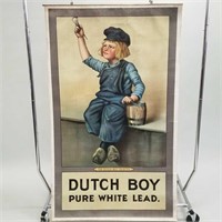 Dutch Boy Pure White Lead paper hanging sign -