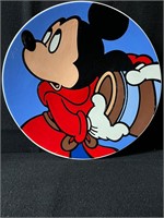 Mickey 18" Charger Plate, Brenda White #10/10 Rare