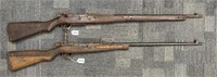(2) Japanese Model Arisaka Type 99 Rifles.