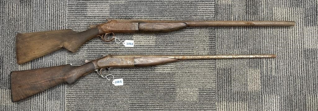 (2) Iver Johnson Model Champion Shotguns.