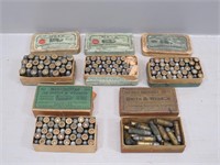 (5 Boxes) Antique .32 S&W Ammunition – most boxes