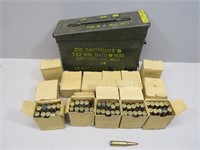 (260 Rounds) Boxed .308 FMJ Ammunition Head