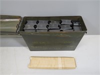 Military Ammo Can Filled with M1 Garand 8 Round