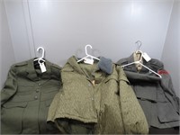 (3) Military Uniforms – Cold War Era East German