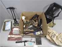 Assorted Gun Parts and Sporting Goods –