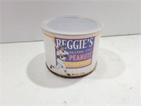 Vintage Reggie's Peanut Tin