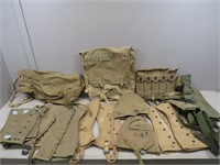 WWII USMC Leggings, Shovel Covers, Field Pack,