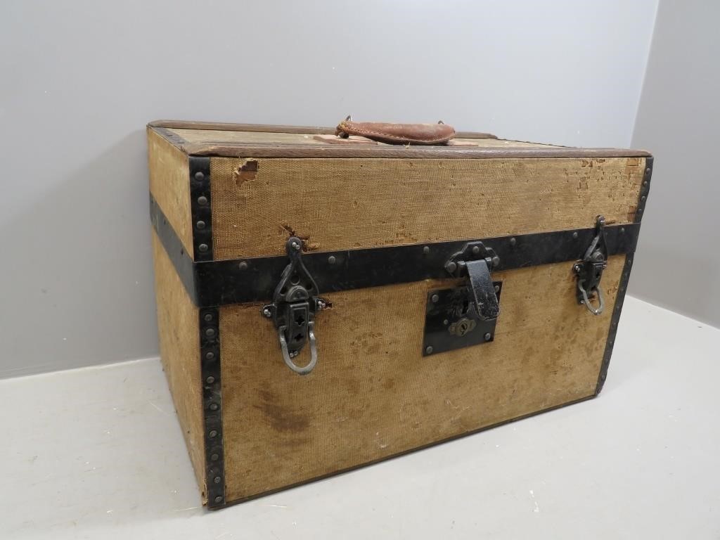 Early Military Ceremonial or Parade Garment Chest