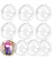 ($39) Clear Fillable Plastic Ball Ornaments