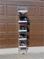 Stacked Display Rack & Contents 12" x 12" x 65.5"