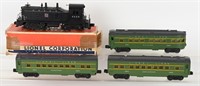 LIONEL 6220 SWITCHER ENGINE & 3 CARS