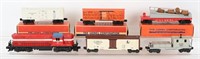 LIONEL 2348 DIESEL ENGINE, & 5 CARS