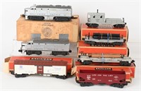 LIONEL 2023 TWIN DIESEL, & 5 CARS w/ BOXES