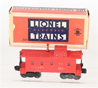 LIONEL 2257 SP TYPE CABOOSE RED BODY w/ BOX