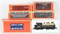 LIONEL 6-18501 SWITCHER, & 4 CARS w/ BOXES