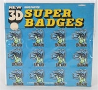 MONOGRAM 1975 BATMAN SUPER BADGES STORE DISPLAY