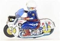 JAPAN TIN FRICTION PD PATROL MOTORCYCLE