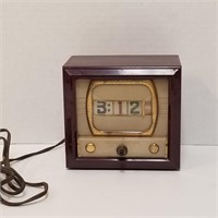 1957 TV Flip Clock - Tymeter Numechron - Works