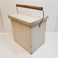 Primitive Handmade Porch Milk Box