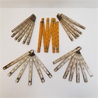 Carpenters Rulers - Folding Rulers - Vintage Tools
