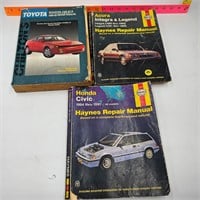 Honda Civic, Acura Integra and Toyota Celica Books