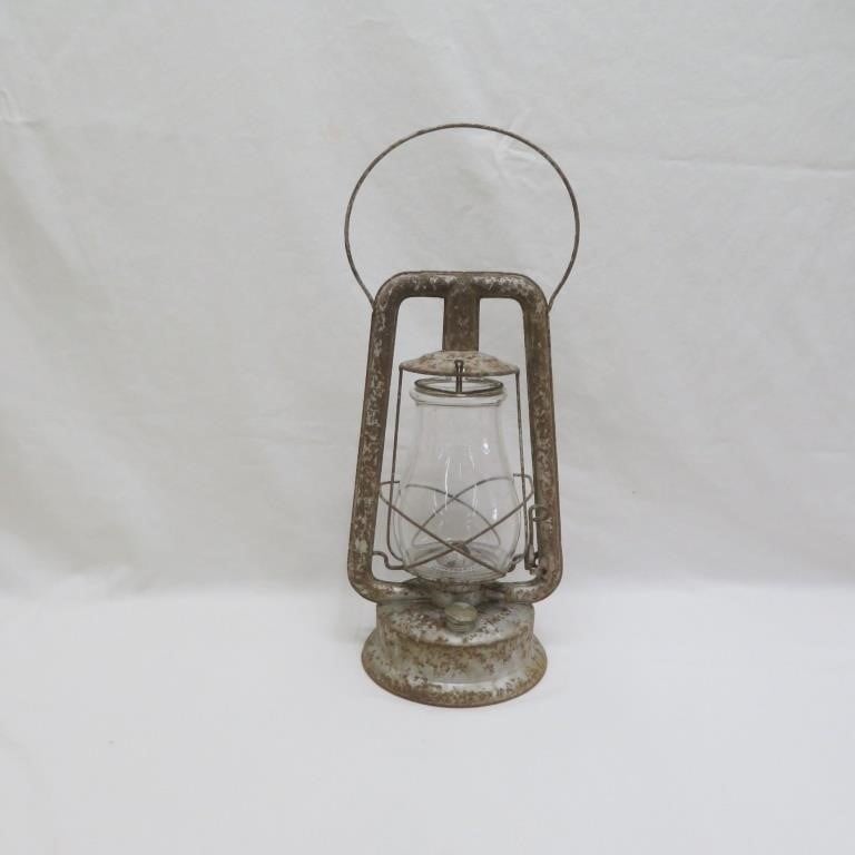 Railroad Lantern - Liberty Tubular glass - vintage
