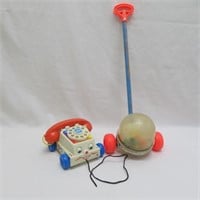 Fisher Price Toys - Telephone & Popper