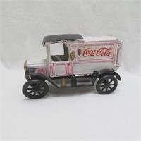 Coca Cola Delivery Truck - Cast Iron - Toy - worn