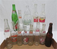 Soda Pop Bottles - Ting Crush Hires Grafs Pepsi