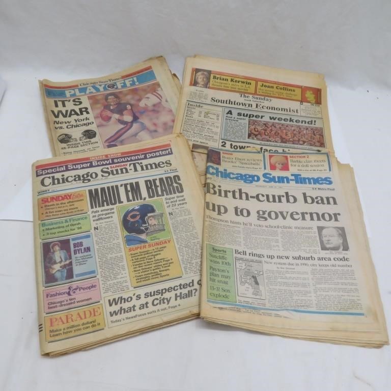 Newspapers 1986 - Chicago Sun Times - Sunday